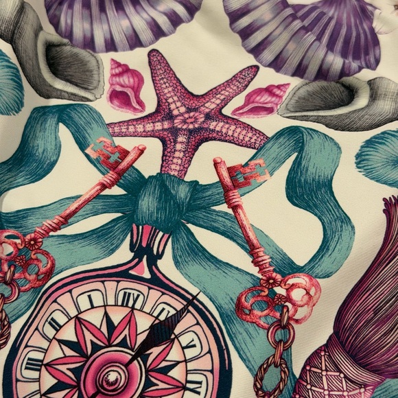 Anthro Celandine Emily Carter One Piece Swimsuit Vibrant Colors SIZE MED NEW - Picture 10 of 11